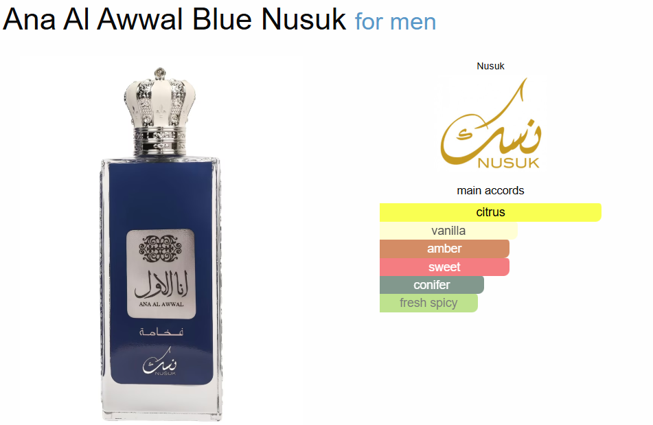 Ana Al Awwal Blue by Nusuk